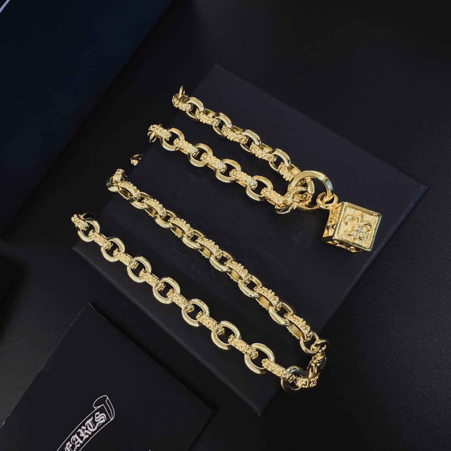Chrome Hearts Gold Chain Necklace